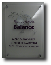 Schild Eingang Praxis